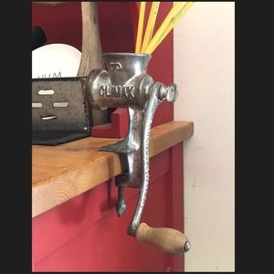 Decorative Meat Grinder Pencil Holder